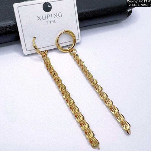 Сережки Xuping14К 10783 (7,7см.) TTM